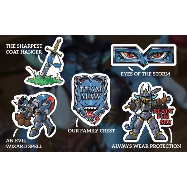 Sapphire Sticker Sheet