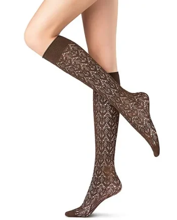 Oroblu Abstract Sketch Knee Highs