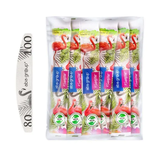 Aba Group SAFE PACK NAIL FILE HALF MOON 80/100 25pcs.