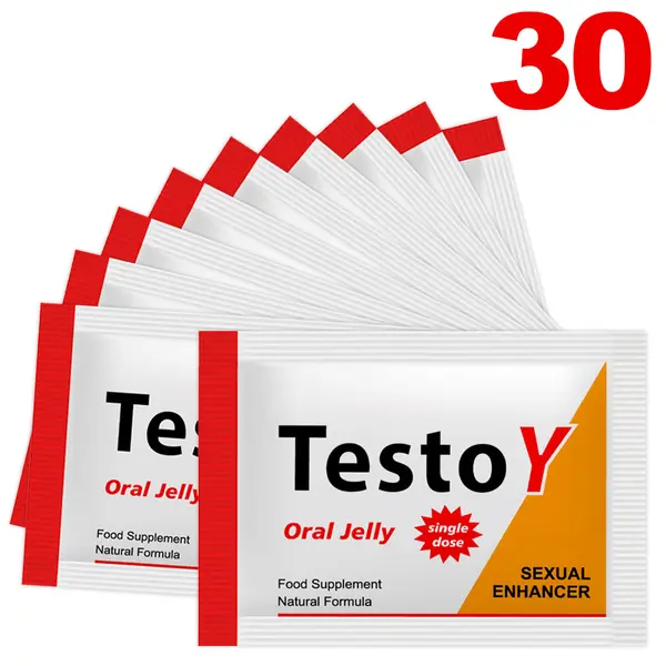 TestoY Oral Jelly edible jelly for erection - 30 pieces