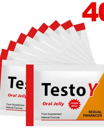 TestoY Oral Jelly edible jelly for erection - 40 pieces
