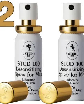 2x STUD 100 - The Ultimate Solution for Lasting Longer in Bed