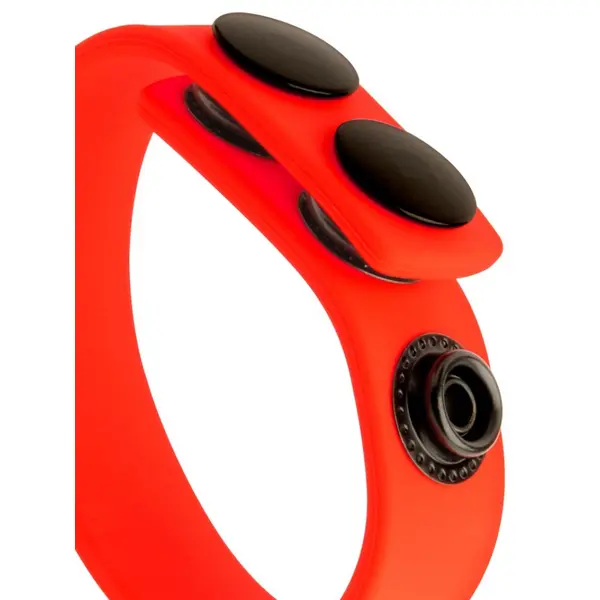 Silicone Cock Strap • Neon Red