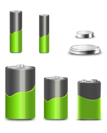 2 batteries