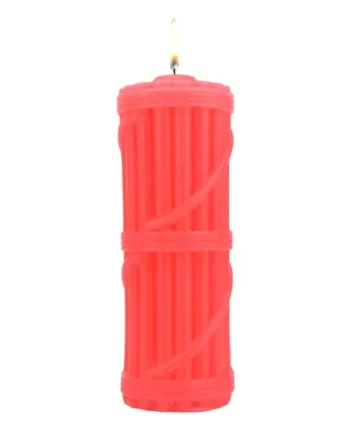 Bound to Play. Hot Wax Candle Red