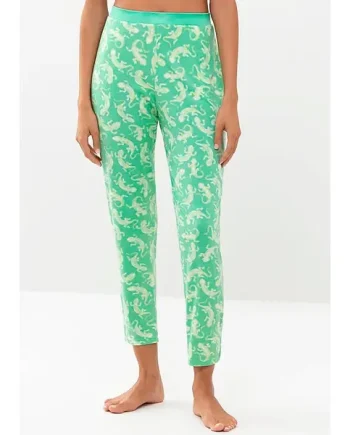 Mey Tilly Mojito Print Slim Leg Pants