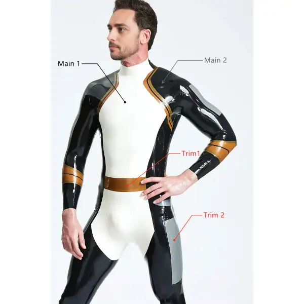 Latex Male Centaurus Catsuit
