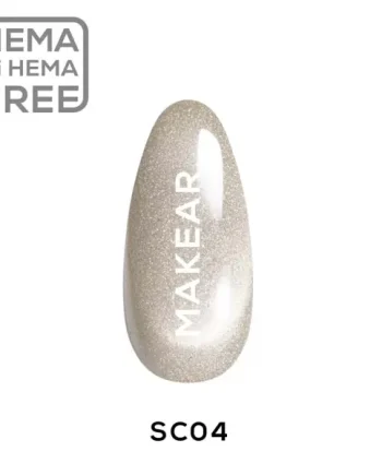 Makear Gel Polish SC04 Silver Cat Eye
