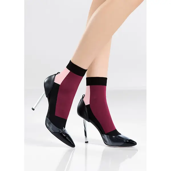 Pierre Mantoux Colour Ankle Highs