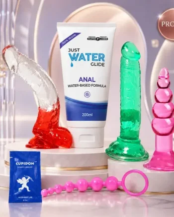 Ultimate Anal & Dildo Pleasure Kit - Promo Kit For Anal Comfort, Full Sensation And More Variety
