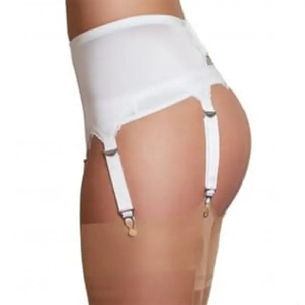 Plain Panel Suspender Belt