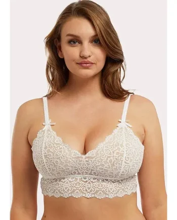 Wolf And Whistle Ariana Ivory Everyday Lace Bralette