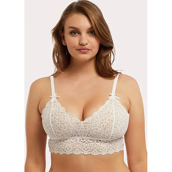 Wolf And Whistle Ariana Ivory Everyday Lace Bralette