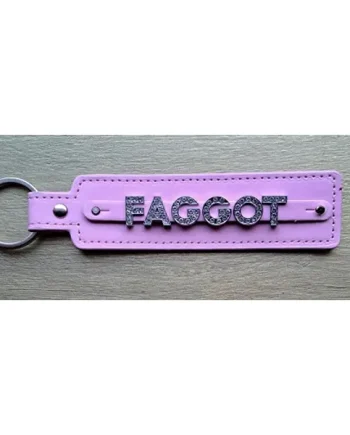 Faggot Rhinestone Keyring TFRK1