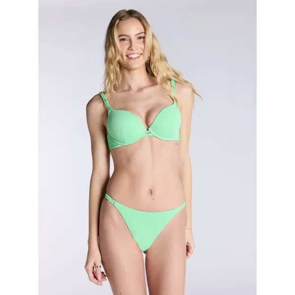 Mirano textured super push up bikini top