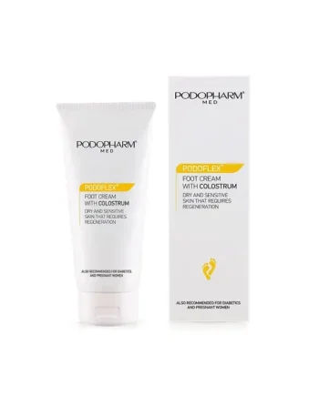 Podopharm Med – Podoflex Foot Cream with Colostrum for Dry and Sensitive Skin that Requires Regeneration 75ml