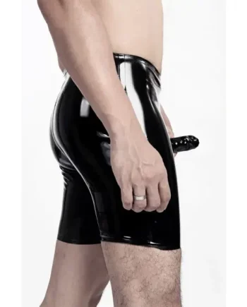 Latex Mens Sheath Jammer Shorts