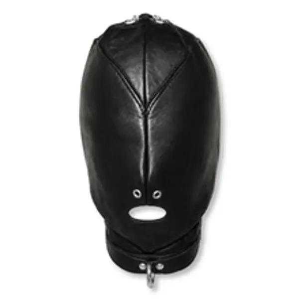 Bondage Soft Leather Hood M4