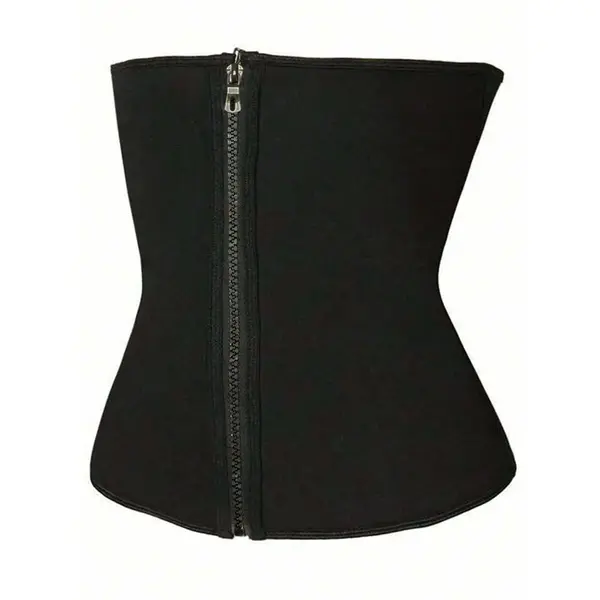 Corset Body Shaper With Buckles And Zipper