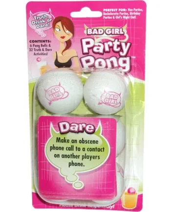 Truth or Dare Bad Girl Party Pong