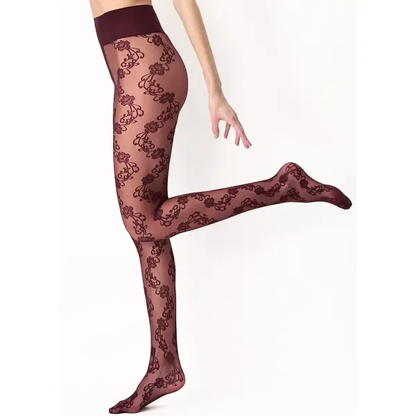 Oroblu Texture Jacquard Ankle High