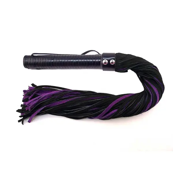 Suede Flogger Leather Handle