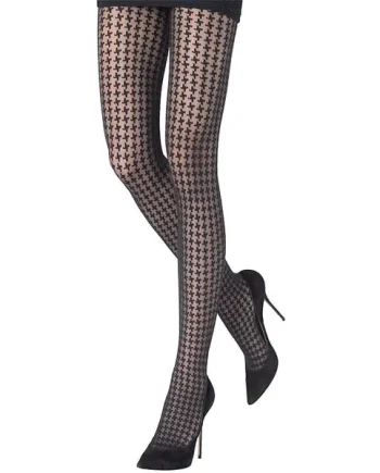 Emilio Cavallini Small Pied De Poule Tights