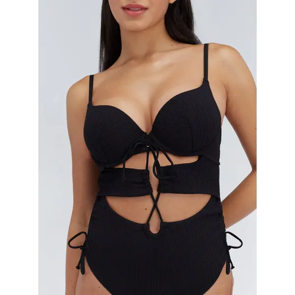 Naples crinkle super push up swimsuit