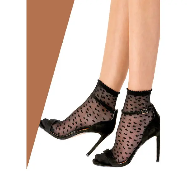 Pretty Polly Sheer Heart Anklet
