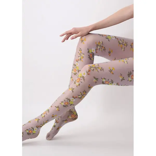 Oroblu Floral Embroidery Tights