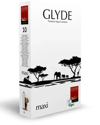 Glyde Ultra Maxi Vegan Condoms 10 Pack