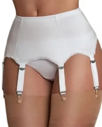 Plain Panel Suspender Belt