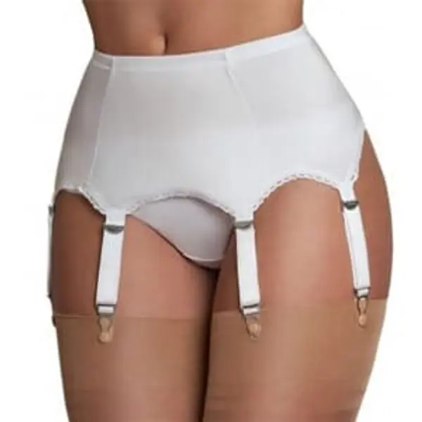 Plain Panel Suspender Belt