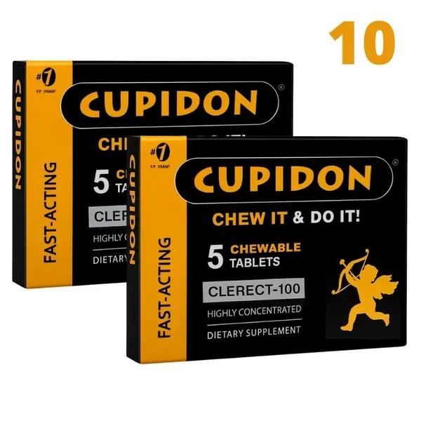 Cupidon - Double Pack of Fast-Acting Chewable Tablets for Enhanced Performance and Confidence