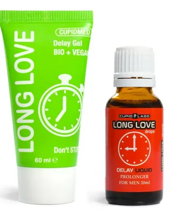 Long Love Set - Gel and Oral Drops for Longer Lasting Sex