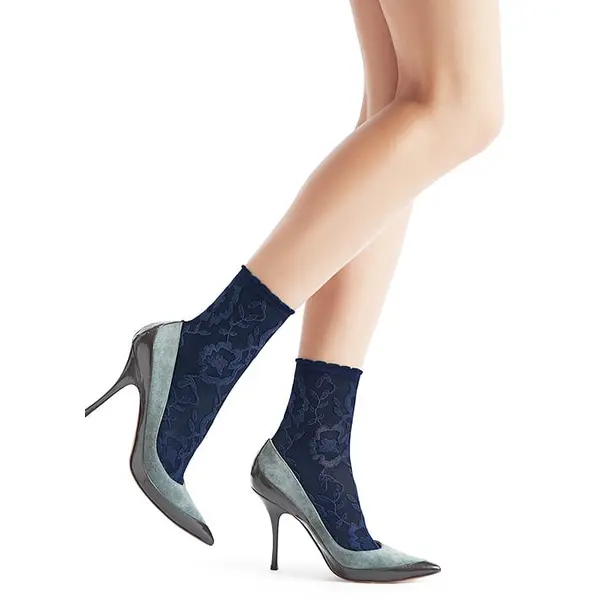 Oroblu Lorelie Lace Ankle Highs