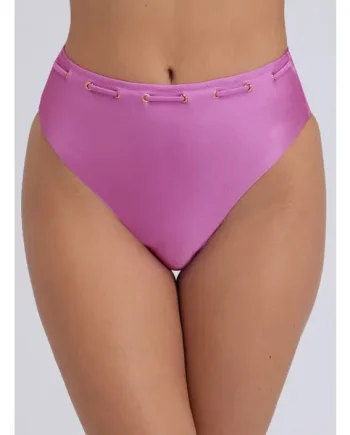 Ibiza lace up high waisted bikini bottoms