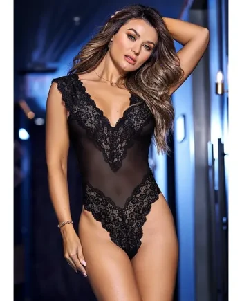 Mapale Lace Up Back Teddy