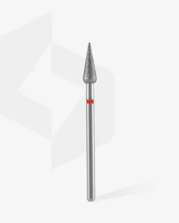 Staleks Diamond Nail Drill Bit POINTED PEAR RED