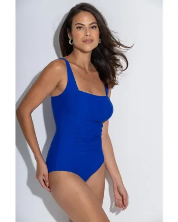 Santa Barbara Ruched Tummy Control Swimsuit - Ultramarine