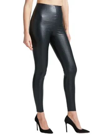 Commando Faux Leather Animal Leggings Croc