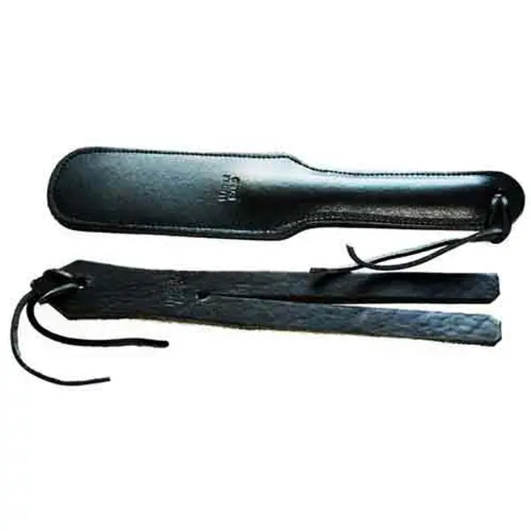 Leather Tawse And Spanking Paddle