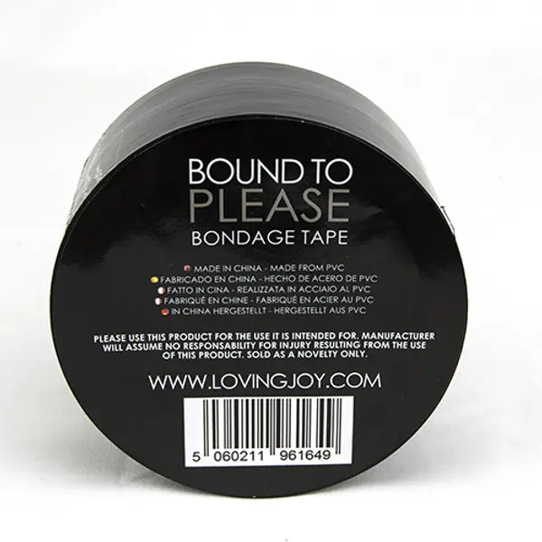 Bound to Please Bondage Tape Black