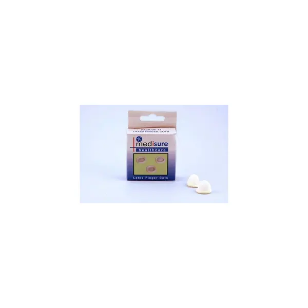 Pack of 12 Latex Finger Cots