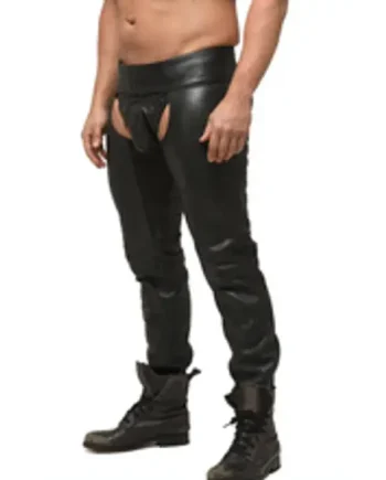 Men's Assless Leather Chaps