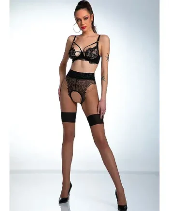 Amour Diva Seamed Crotchless Tights
