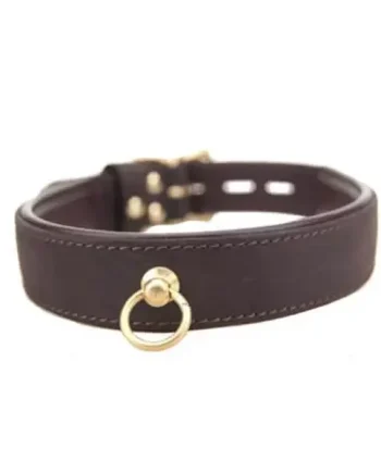 Leather Choker with ‘O’ Ring