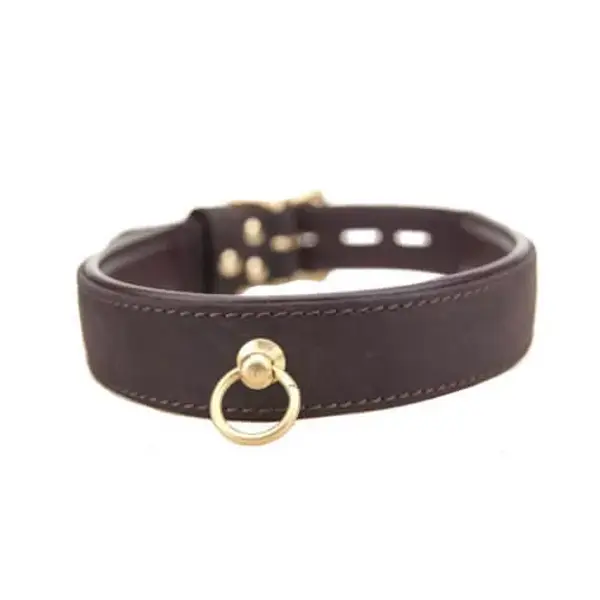 Leather Choker with ‘O’ Ring
