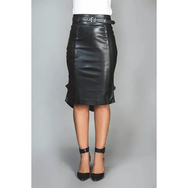 Women's Leather Skirt (Shaneez)