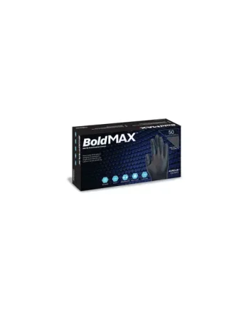 Aurelia Bold MAX Black Nitrile Gloves
